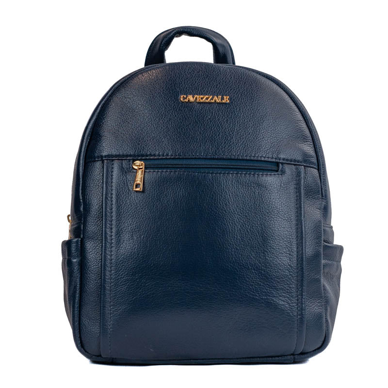 Mochila de Couro Soft La Fenice Marinho 105056