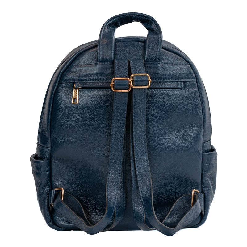 Mochila de Couro Soft La Fenice Marinho 105056