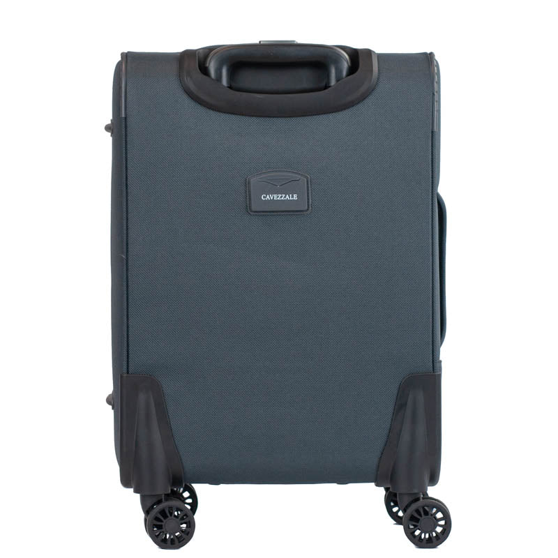 Mala de Bordo 10 Kg Poliéster 4 Rodas Antifurto La Fenice Siena Cinza 105828