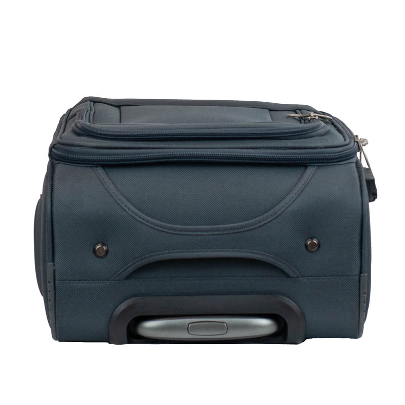 Mala de Bordo 10 Kg Poliéster 4 Rodas Antifurto La Fenice Siena Cinza 105828