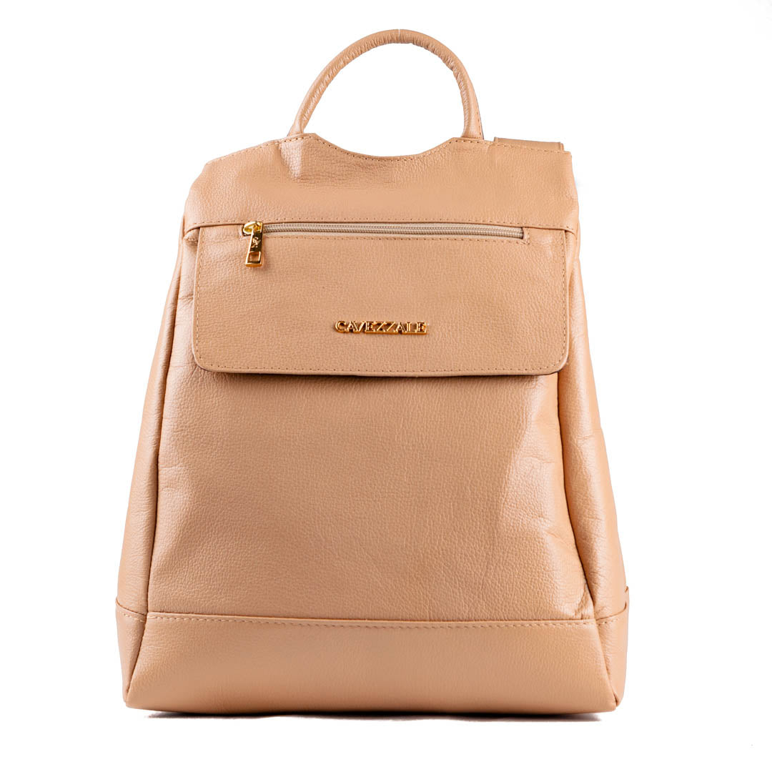 Mochila de Couro Antifurto La Fenice Nude 103581