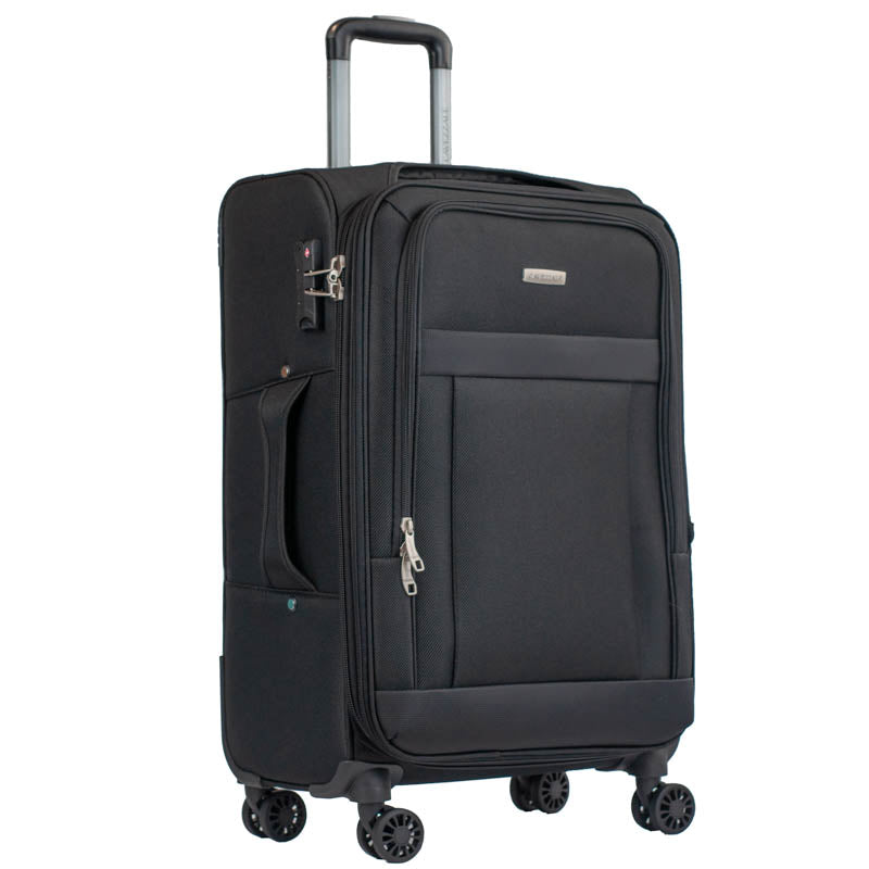 Mala de Viagem Grande La Fenice Siena Poliéster Preto 105830