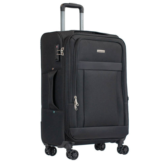 Mala de Viagem Grande La Fenice Siena Poliéster Preto 105830