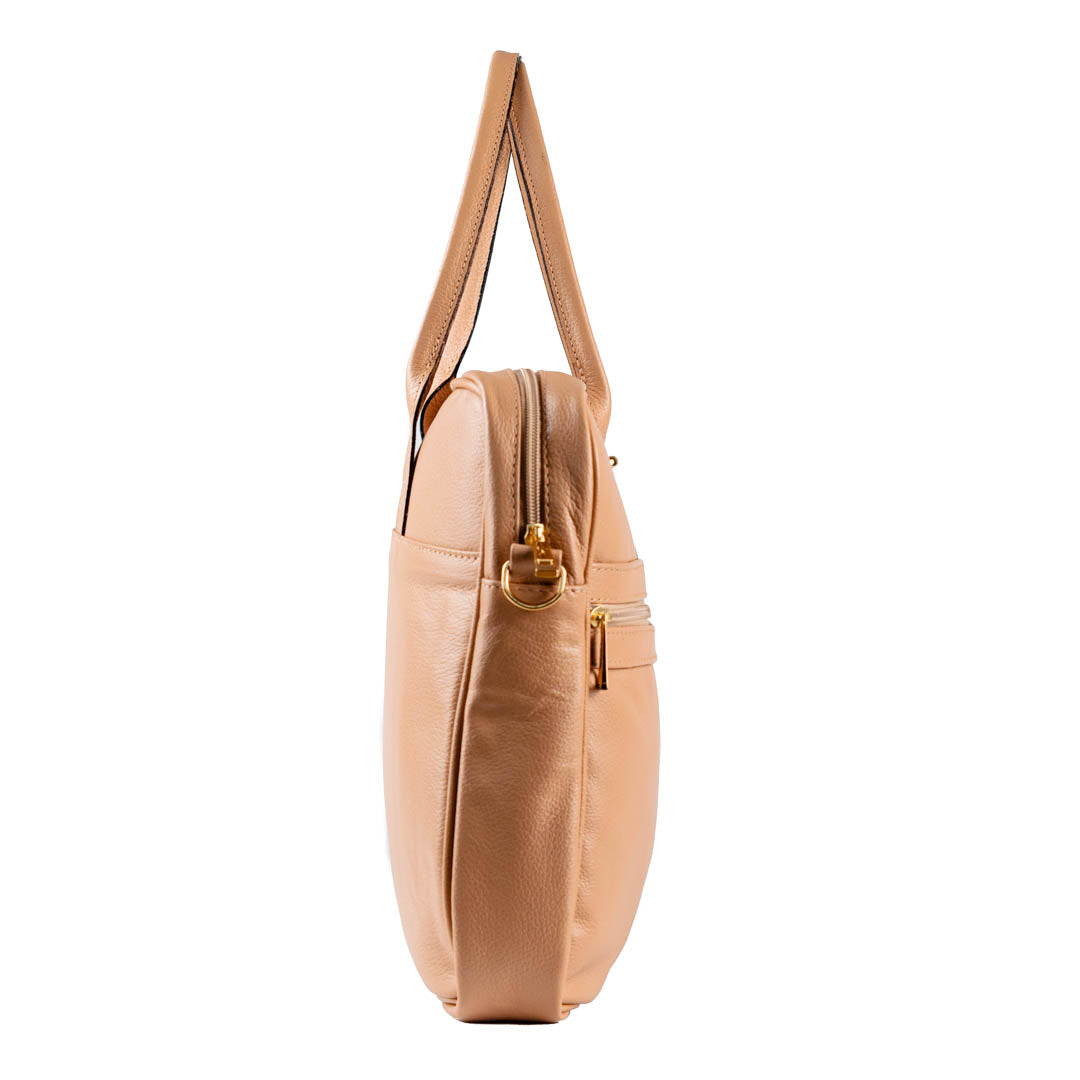 Pasta de Couro Feminina La Fenice Nude 103583