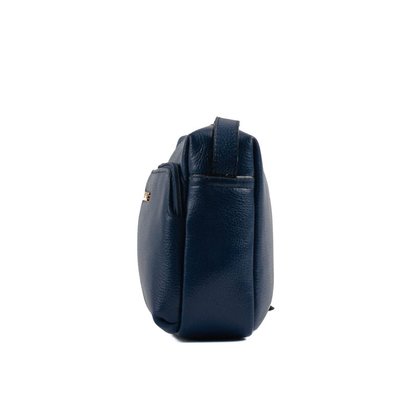 Bolsa Tiracolo Pequena Couro Floater La Fenice Marinho 105318