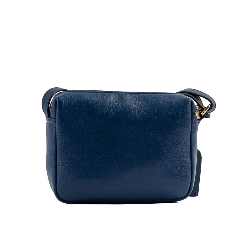 Bolsa Tiracolo Pequena Couro Floater La Fenice Marinho 105318