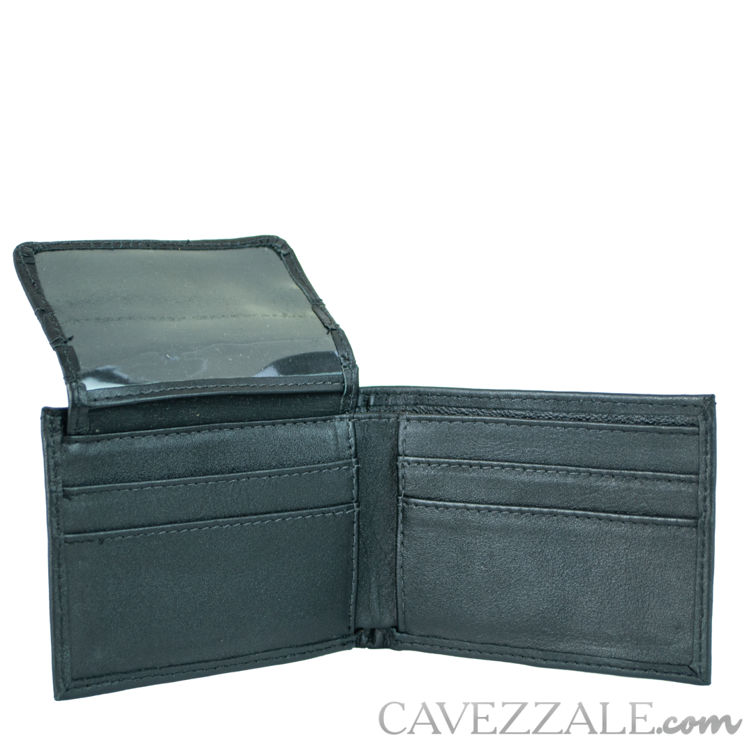 Carteira Couro Masculina Média La Fenice Preto 015667