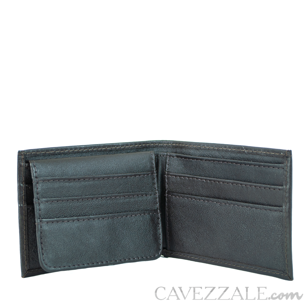 Carteira Couro Masculina Média La Fenice Marrom 015667