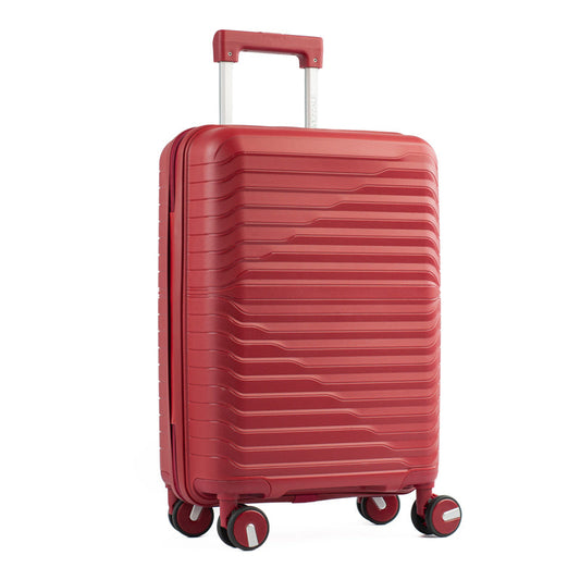 Mala de Viagem Pequena La Fenice com Zíper Antifurto Firenze Polipropileno Vermelho 105118