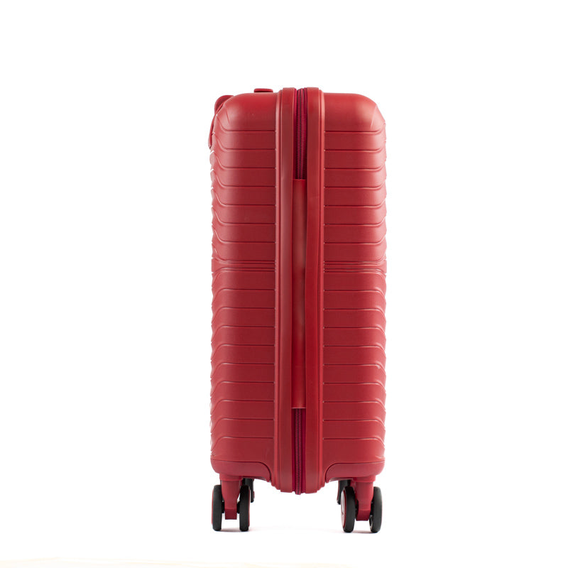 Mala de Viagem Pequena La Fenice com Zíper Antifurto Firenze Polipropileno Vermelho 105118
