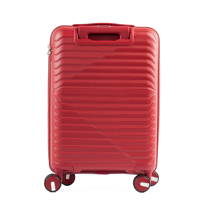 Mala de Viagem Pequena La Fenice com Zíper Antifurto Firenze Polipropileno Vermelho 105118