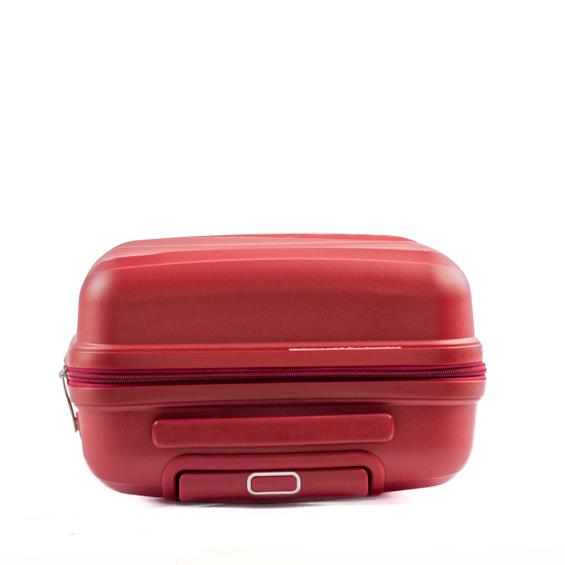Mala de Viagem Pequena La Fenice com Zíper Antifurto Firenze Polipropileno Vermelho 105118