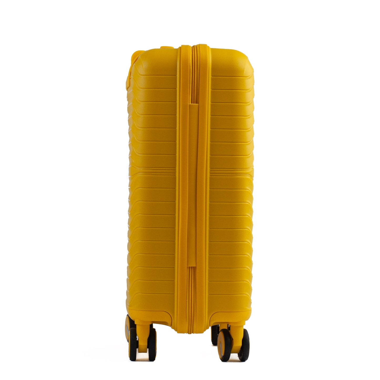 Mala de Viagem Pequena La Fenice com Zíper Antifurto Firenze Polipropileno Amarelo 105118