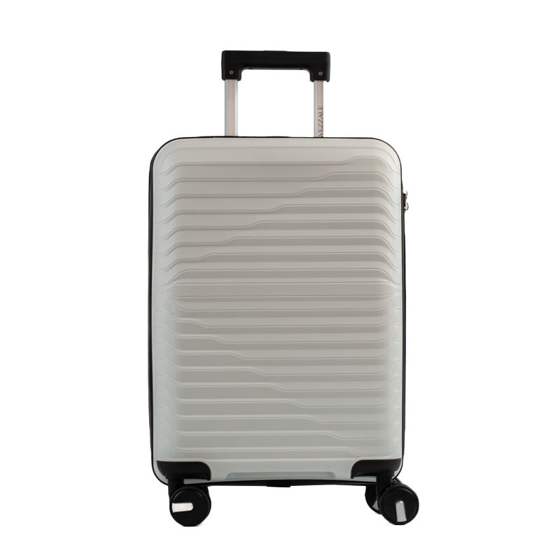 Mala de Viagem Pequena La Fenice com Zíper Antifurto Firenze Polipropileno Branco 105118