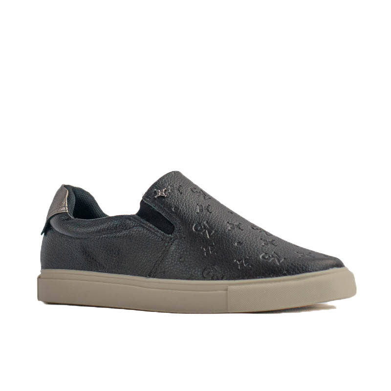 Tênis de Couro La Fenice Floter Preto/Onix 105192