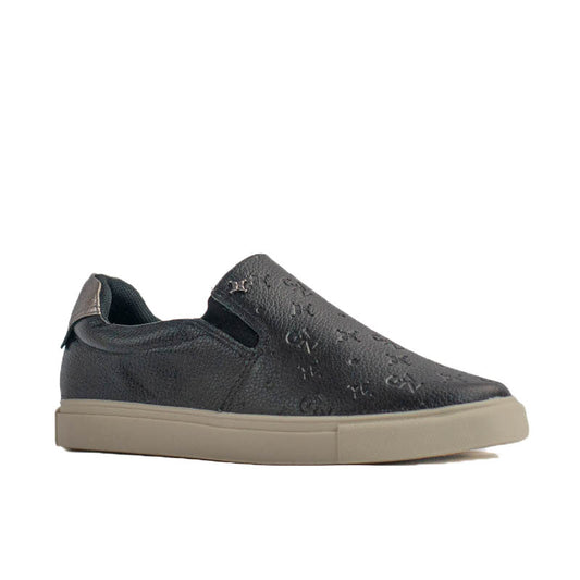 Tênis de Couro La Fenice Floter Preto/Onix 105192