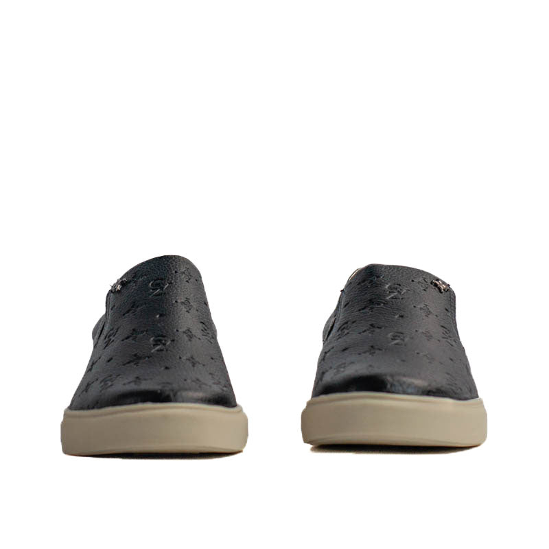 Tênis de Couro La Fenice Floter Preto/Onix 105192
