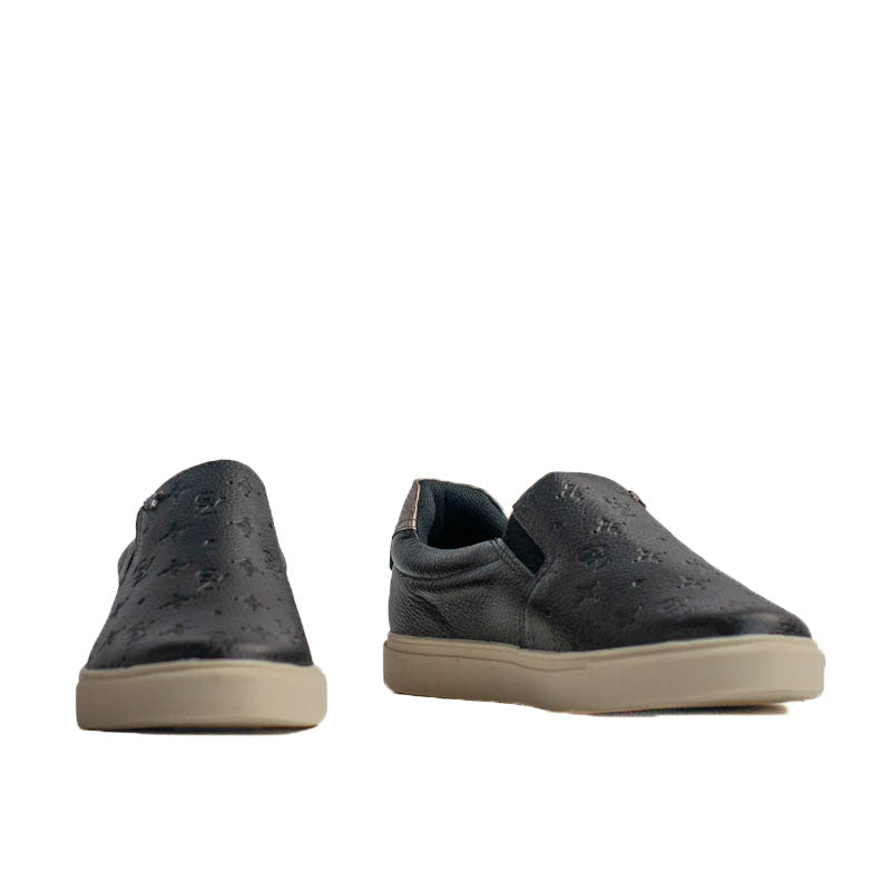 Tênis de Couro La Fenice Floter Preto/Onix 105192