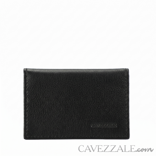 Porta Cartão Couro Médio Preto La Fenice 055885