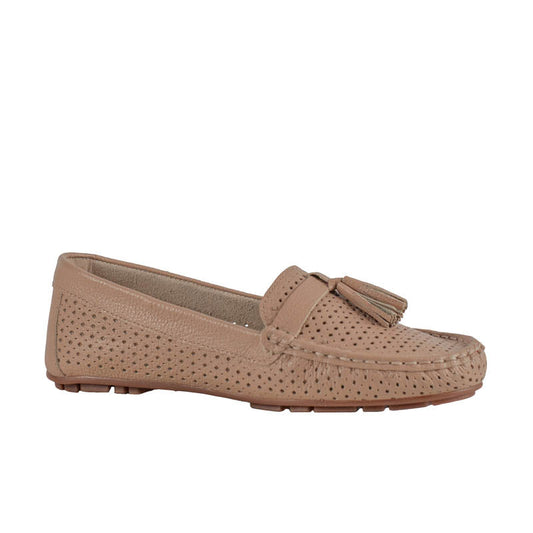 Mocassim de Couro La Fenice Floter Avelã 105636